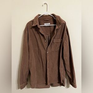 Corduroy Button Up Shirt
